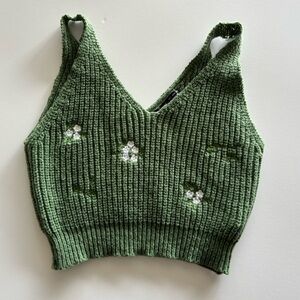 SHEIN women’s knit cropped tank top size S